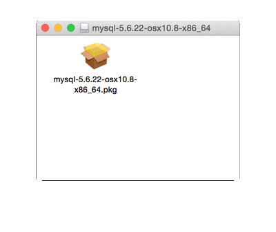 MySQL Package Installer: DMG Contents